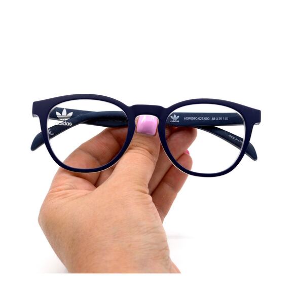 ADIDAS AOR0090.025.000 BLUE MATTE AUTHENTIC EYEGLASSES FRAME - Picture 8 of 9
